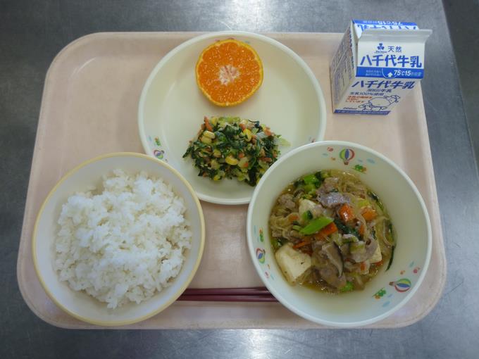 今日の給食