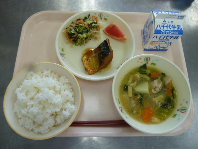 今日の給食