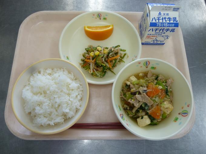 今日の給食