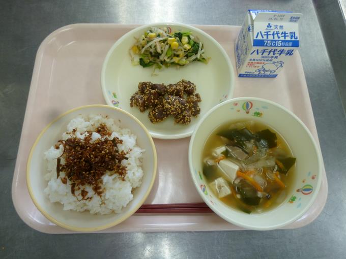 今日の給食