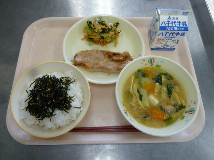 今日の給食