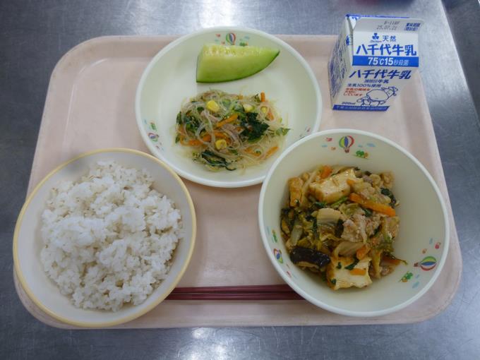 今日の給食