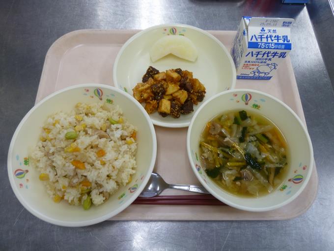 今日の給食