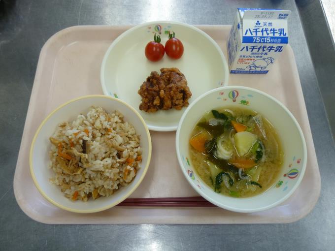 今日の給食