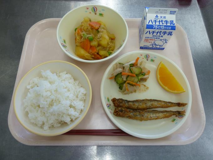 今日の給食
