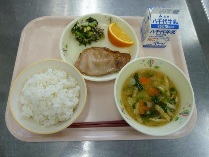 今日の給食