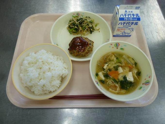 今日の給食