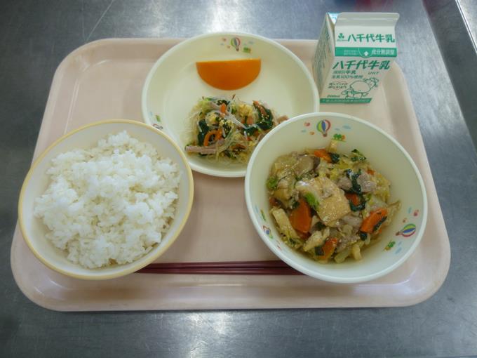 今日の給食