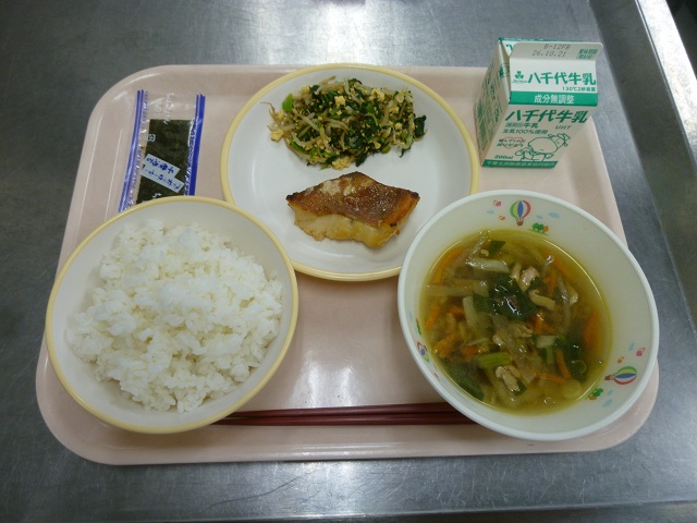今日の給食