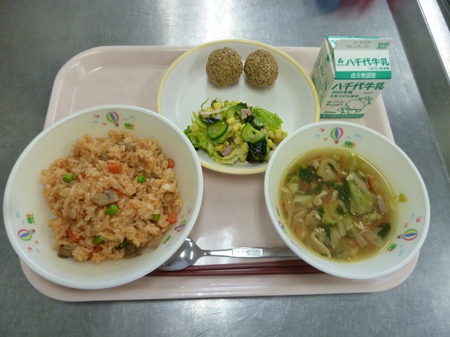 今日の給食