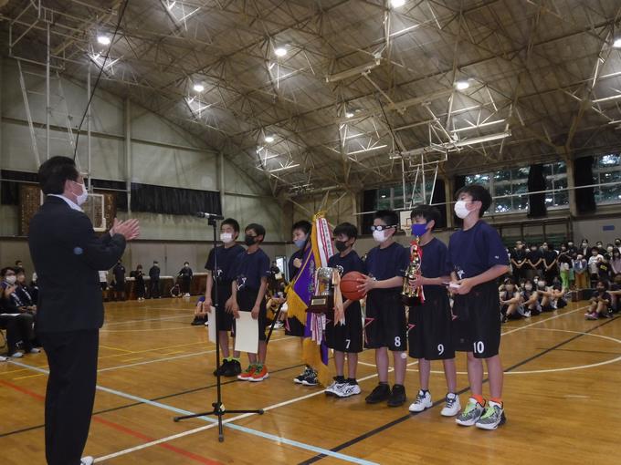 優勝の表彰