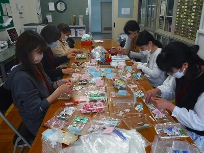 ベルマーク仕分け作業