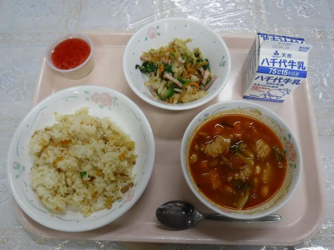 18日の給食