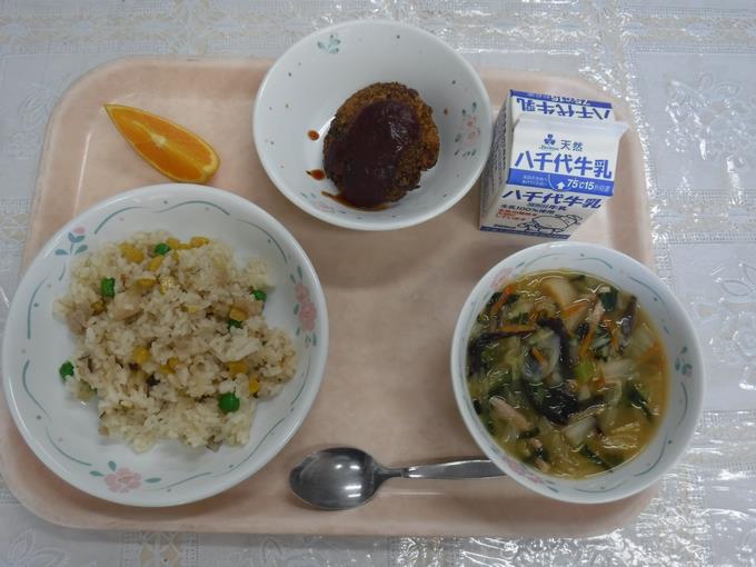 １６日の給食