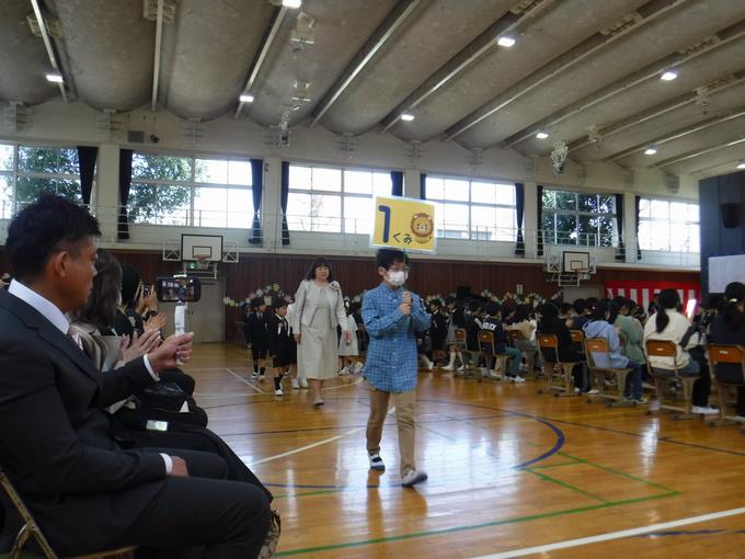 1年生の入場