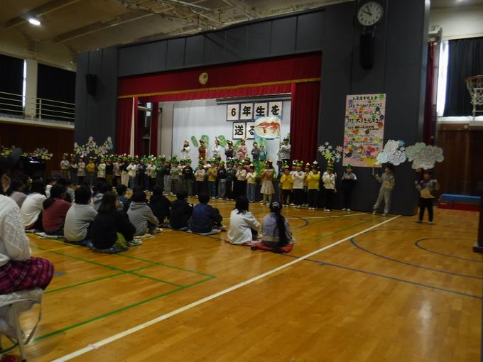 6年生を送る会1
