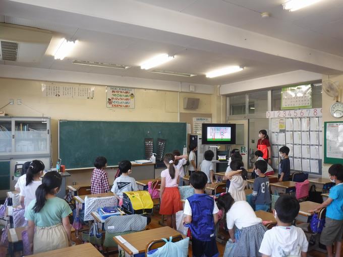 1年生朝の会
