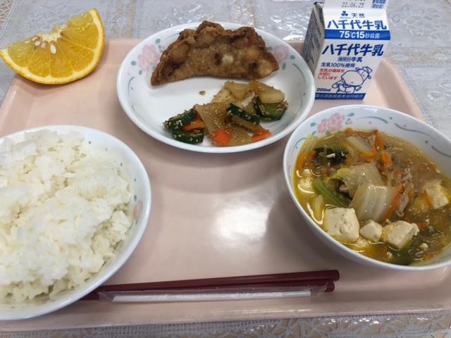 6月20日の給食