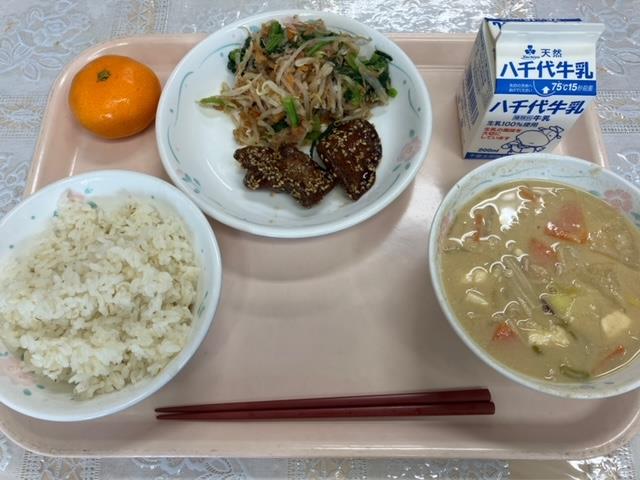 12月2日の給食