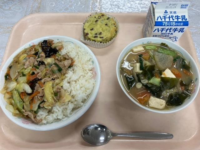 12月13日の給食