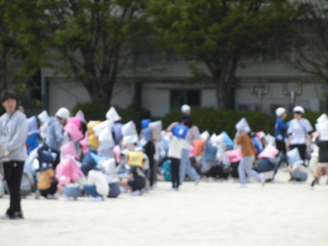 避難訓練の様子②