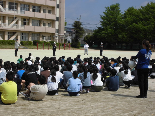 避難訓練の様子③
