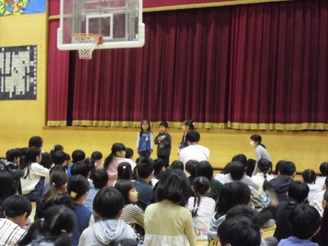 １年生を迎える会の様子②