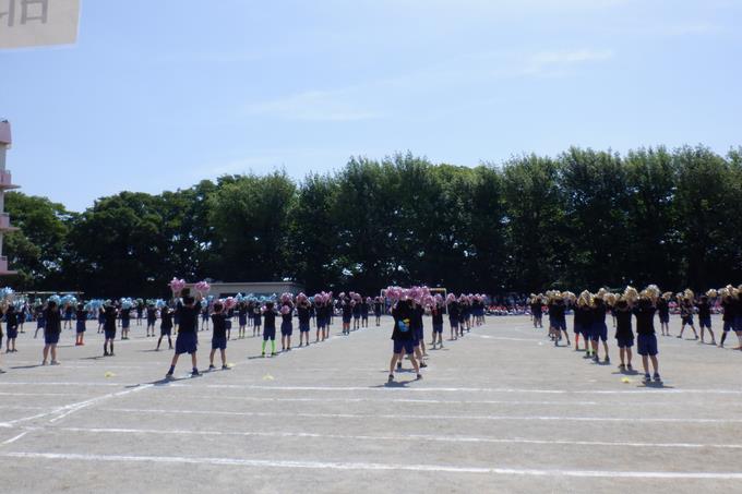 2年生 動きがそろっていました