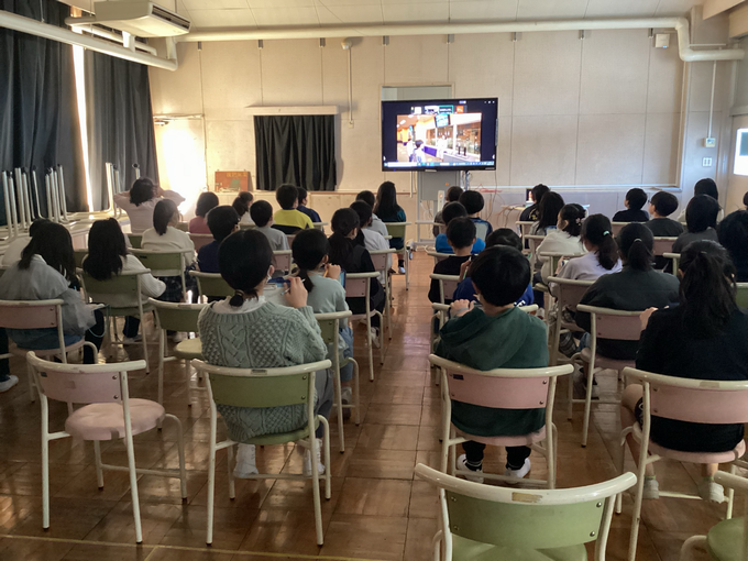 オンライン工場見学の様子