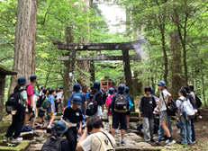 運試しの鳥居にチャレンジ!
