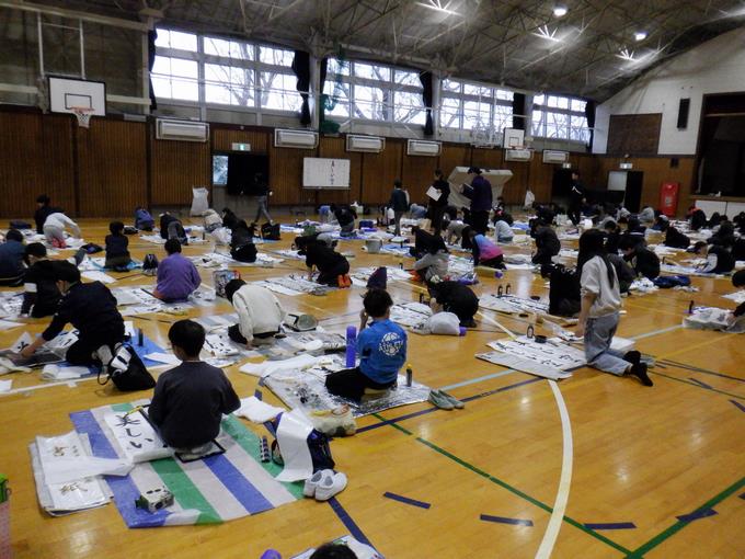 体育館での様子