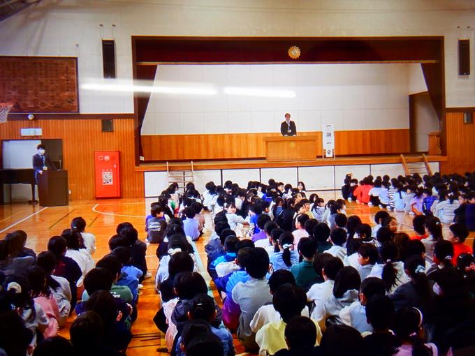 始業式　校長先生の話
