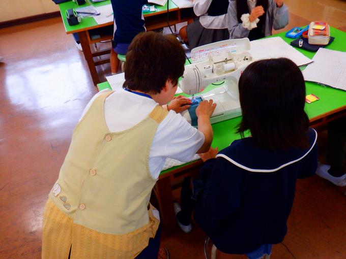 ミシン学習のサポート