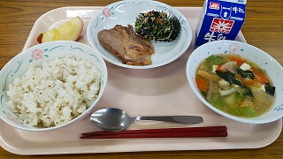 給食3/6