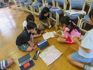 交流授業 折り紙