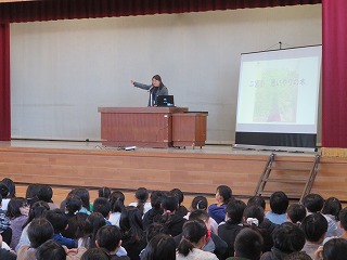 校長先生のお話