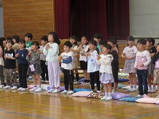 1年生からお礼の歌