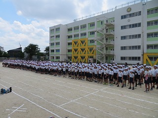 全校が揃いました
