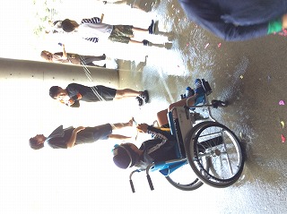 水遊び