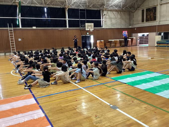 後方確認の練習