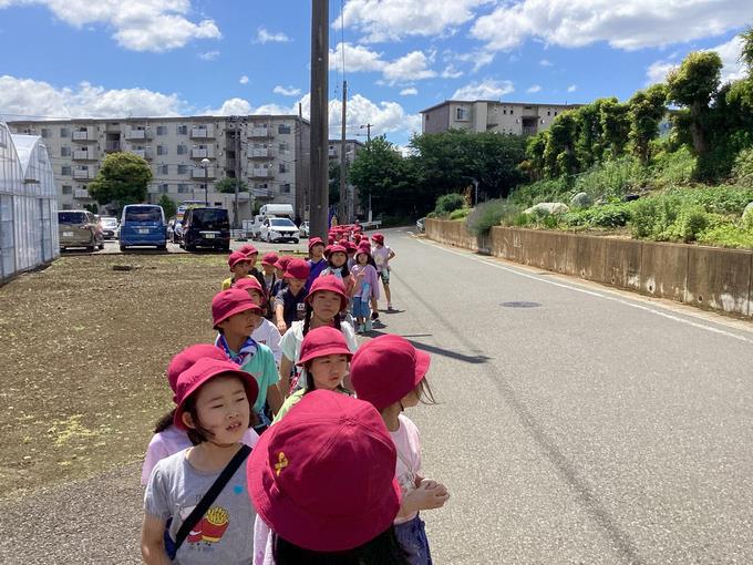 安全に気を付けながら歩行