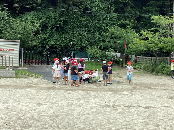 しゃぼん玉遊びをしよう