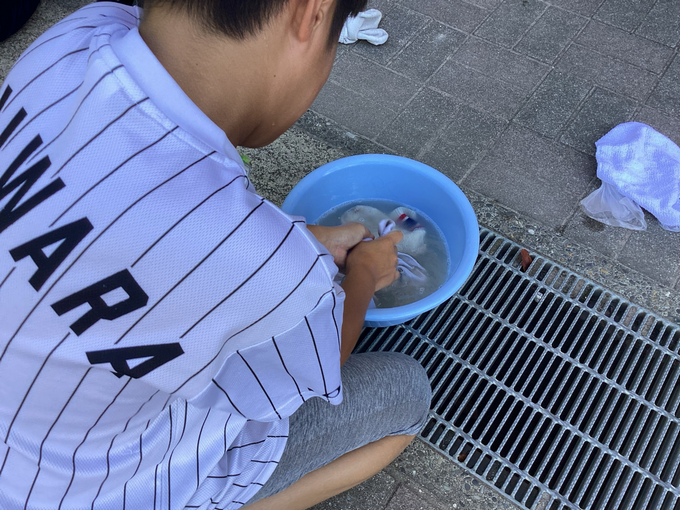 洗濯実習