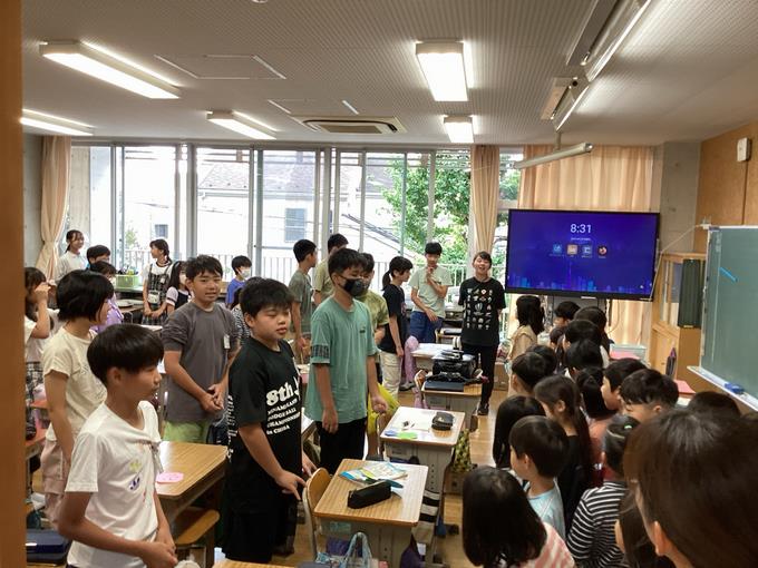 6年生に渡しました