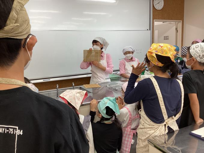 材料や作り方の説明