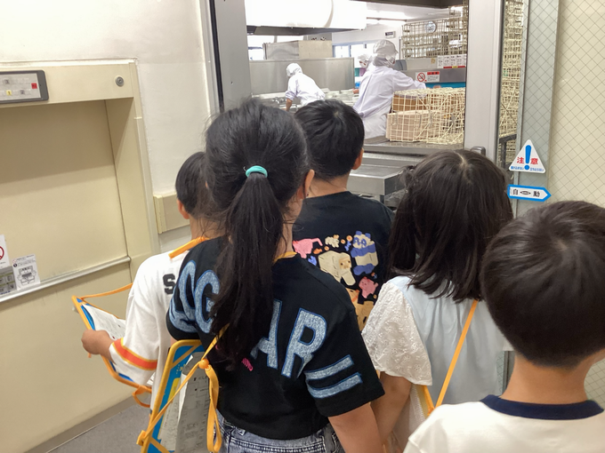 普段はみることができない給食室