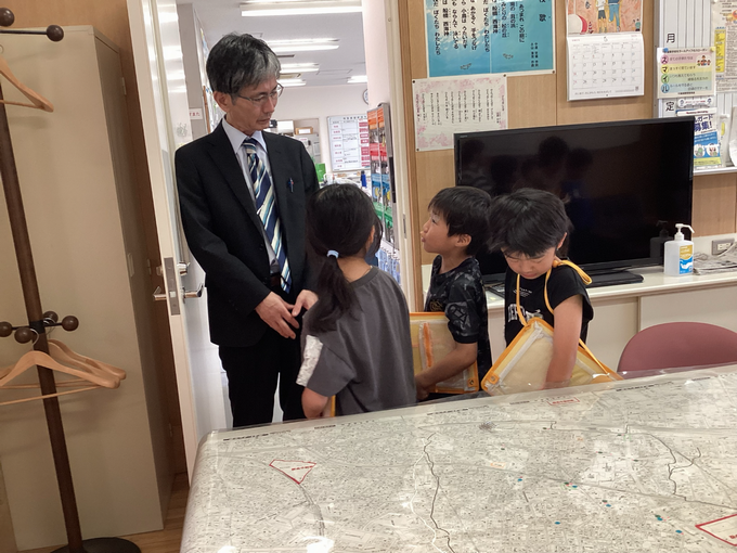 校長先生に質問もしました