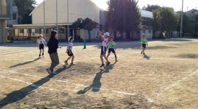 ナイスパス＆キャッチ！