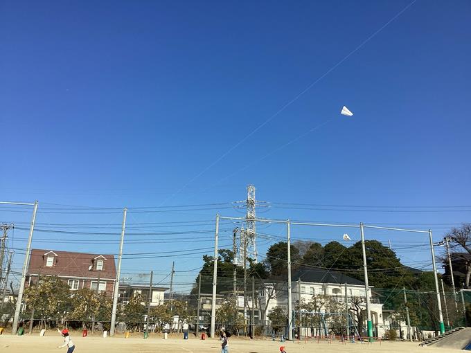 どんどん高くあがったよ