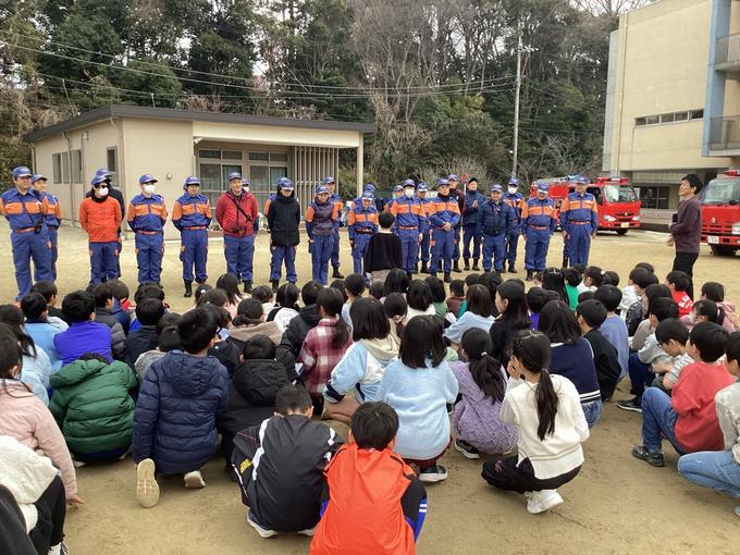 たくさんの消防団の方にきていただきました！